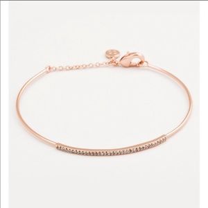 Gorjana Shimmer Bar Bracelet Rose Gold